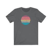 Sunshine Teacher T-Shirt | Love Teaching | Beauty and Education | Sunny | Vintage Teacher Shirt | Learning | Unisex- Women & Men's Tee | Be The Sunshine