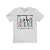 Teacher Squad T-Shirt | Love Teaching | Beauty and Education | Eye Catching Quirky Teach Tshirt | Stylish Teacher Shirt | Trendy Learning | Unisex- Women & Men's Tee | Teacher Squad