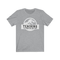 Teacher T-Shirt | Love Teaching | Beauty and Education | Quirky Chemistry Teach Tshirt | Stylish Teacher Shirt | Trendy Learning | Unisex- Women & Men's Tee | Teaching is a Walk in the Park