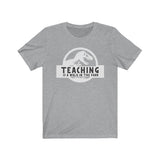 Teacher T-Shirt | Love Teaching | Beauty and Education | Quirky Chemistry Teach Tshirt | Stylish Teacher Shirt | Trendy Learning | Unisex- Women & Men's Tee | Teaching is a Walk in the Park