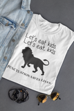 Punctuation Saves Teacher T-Shirt | Love Teaching | Beauty and Education | Funny Teach Tee | Stylish Teacher Shirt | Trendy Learning | Unisex- Women & Men's Tee | Let's Eat Kids. Punctuation Saves