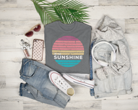 Sunshine Teacher T-Shirt | Love Teaching | Beauty and Education | Sunny | Vintage Teacher Shirt | Learning | Unisex- Women & Men's Tee | Be The Sunshine